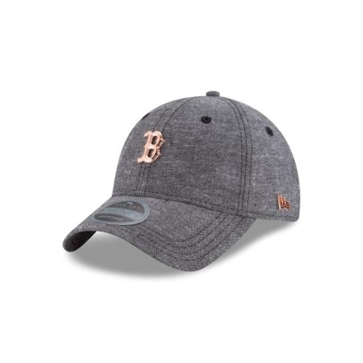 Sapca New Era Boston Red Sox MLB Team Badged 9TWENTY Adjustable - Negrii